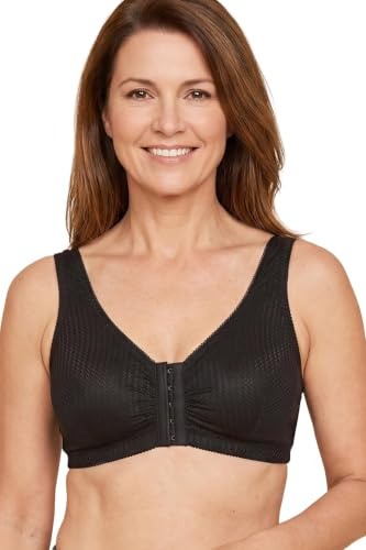 Eden House Ladies Front Fastening Classic Cotton Magic Bra | Non-Wired, Easy-Care, Soft & Delicate, Practical, Comfortable & Elegant