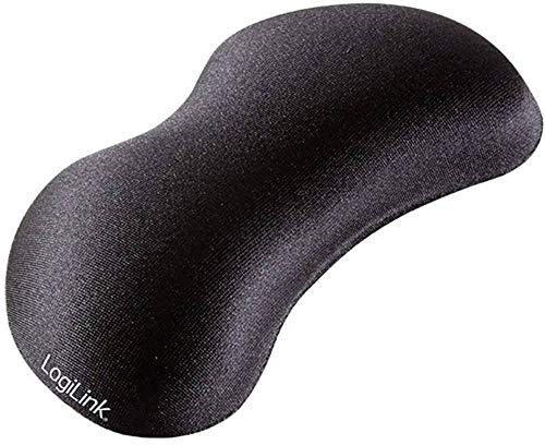 LogiLink ID0136 Handgelenkstützendes Gelkissen schwarz, 140 x 55 x 25 mm