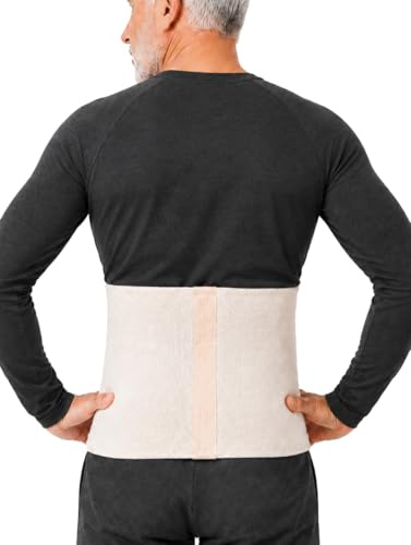 Assistica® Rückenwärmer, Nierenwärmer, Rücken & Taille Wärmegürtel, Nierengurt, Damen/Herren Wärmegurt, Nieren Bandage, Rückenbandage (Small)