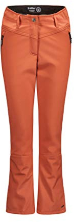 Killtec Damen Jilia Softshell Hose Mit Schneefang, gebranntes rot, 40
