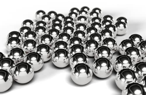 Z QINGZHENG 500 pcs 7/16 Inch Precision Steel Ball Slingshot Ammo Balls…