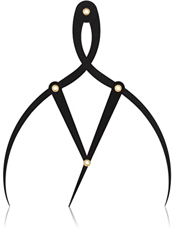 Augenbrauenlineal, Augenbrauenschablone, Microblading-Lineal, Goldener Schnitt aus Edelstahl, Wiederverwendbares Positionierungs-Augenbrauenschablonenlineal, Make-up-Werkzeuge für Augenbrauen