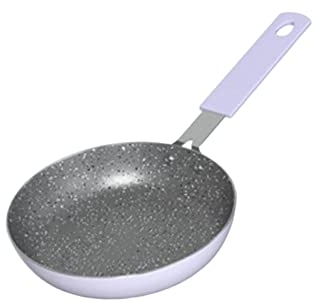 Gralara Mini Egg Pancake Padella Piccola Padella per Fritte Padella Multiuso Bistecca Antiaderente Padella Frittata Padella Rotonda per Hotel Party Kitch, Viola