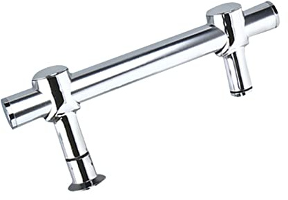 Manija de puerta de ducha de acero inoxidable, barra de agarre ajustable para puerta de vidrio de baño, juegos de manijas de puerta con acabado pulido Puerta de un solo lado de repuesto ( Size : 250mm