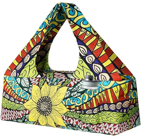 Yoga Mat Bag - Large Yoga Bag with Yoga Mat Strap, Zipper and Pockets - Yoga Bags and Carriers Fits All Your Stuff - Personalized Yoga Mat Bags for Women Fits Most Size Mats