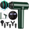 Pistola Massaggio Muscolare, Lefity 30 Livelli Regolabili e 6 Testine,Massaggiatore Professionale con Display LCD, per Alleviare Il Dolore Muscolare, Verde Scuro