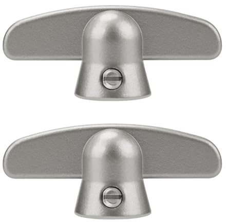 VIDABTE 3/8 T-Crank Casement Window Handle, Butterfly Wing Nut T-Handles for Pella Casement Window Crank, Crank Handle Butterfly Wing nut t-Handle (2 Pcs)