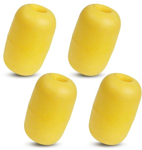 Corda Galleggianti Boa Galleggiante, 4pcs Boe Marcatore di Pesca in Acque Profonde Galleggiante Marine Boa Ancora Galleggiante Kit Accessori per Barche Kayak Crabbing Sentiero Dock Piscina Sci…