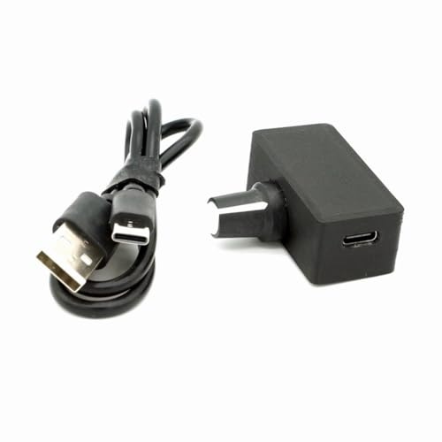 Flcivsh PWM-Geschwindigkeitsregler, 4-Poliger PWM-LüFterregler, USB-Typ-C-Netzteil, DIY-WasserküHlungsküHler