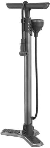 Fahrradpumpe, 25,2 Zoll Hohe Fahrradpumpe mit 160 PSI Hochdruckmanometer, Presta- und Schrader-Ventil, Fahrradluftpumpe für Fahrradreifen, Bälle und Schwimmring,B