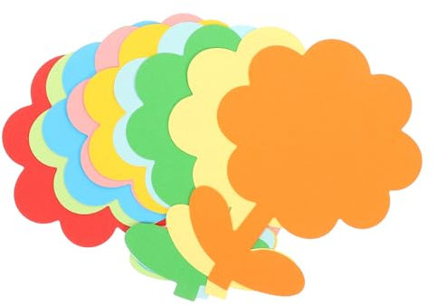 HAPINARY 72stücke Blumen-papierausschnitte Teiliges Bunte Frühlings-wanddekoration Für Klassenzimmer Und Büros Für -projekte Und Kreative Bastelarbeiten Aus Hochwertigem Dickem Papier