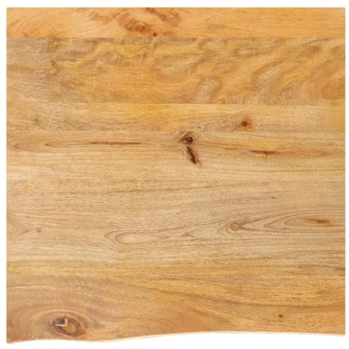 vidaXL Tischplatte mit Baumkante 40x40x2,5 cm Massivholz Mango