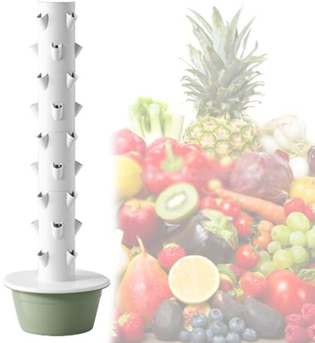 Quixnova Système de Culture hydroponique 20/28/36 Sites de Plantes, kit de Culture hydroponique 5/7/9 Niveaux, équipement de Plantation hydroponique avec Pompe à Eau pour légumes à Feuilles,9-Tier