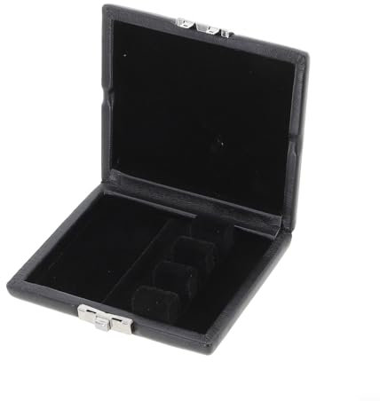 Hasaller Oboe Reed Case Storage Reed Storage Case Wooden Oboe Reeds Case Oboe Reeds Box Cover Reed Case Holder Wooden and PU Leather Fagott Reed Box for Oboe Reeds