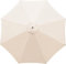 Yaqor Tissu parasol 8 baleines 3 mètres couleur crème. Rechange parasol 8 tiges 3 mètres résistant et épais. Remplacement parasol 3 m 8 tiges pour parasols de terrasse.