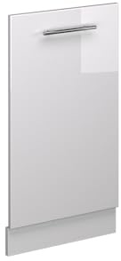 Vicco Geschirrspülblende Fame-Line, Weiß Hochglanz, 45 cm | MDF-Front · Ohne Arbeitsplatte · ✓ Passend zur Küchenfront · ✓ Frei kombinierbar · Einfache Integration ✓