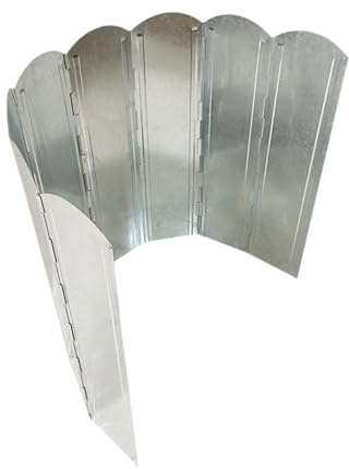 Générique Pare-Vent pour Réchaud de Camping, Pare-Vent Pliable pour Réchaud de Camping, pour Barbecue, Randonnée, Camping