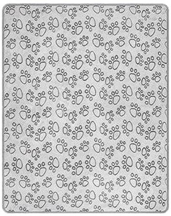 Nuhjytgf Coperta con stampa di zampe, morbida coperta per cani di piccola taglia, cuccioli e gatti, in morbido e caldo, lavabile in lavatrice, 76 x 104 cm, per cani di piccola taglia, cuccioli e gatti