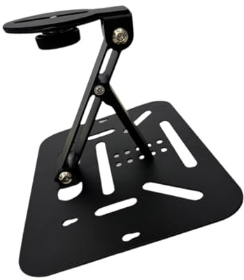 Yjcnelcr Foldable Metal Projector Stand With Adjustable Height And Rotating For Home Office Outdoor Outdoor Projector Mount