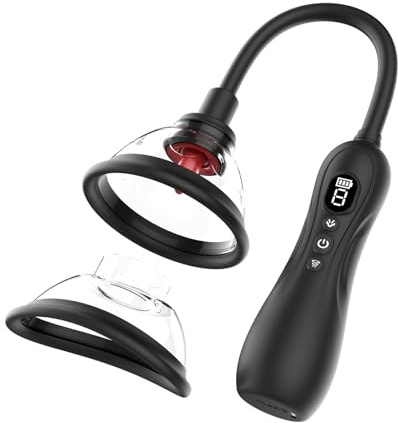 Pussy Vagina Klitoris Saugstimulator Für Frauen Elektrische Vakuumpumpe mit Muschi Pumpe Nippelsauger Sexspielzeug Für Frauen Solo Paare Vielseitige Stimulation LZYLWC