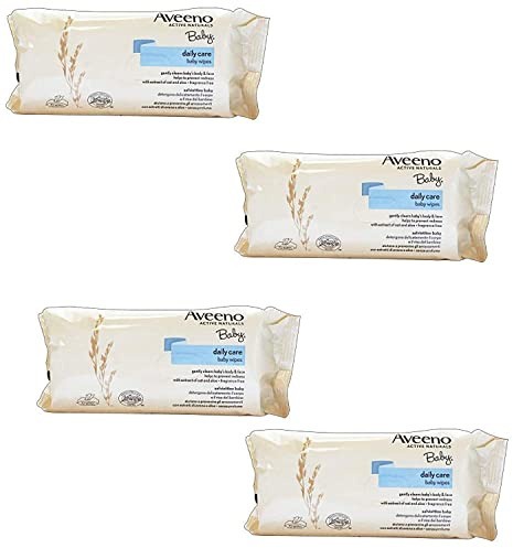 Aveeno Baby - 4 Packs of 72 Wipes