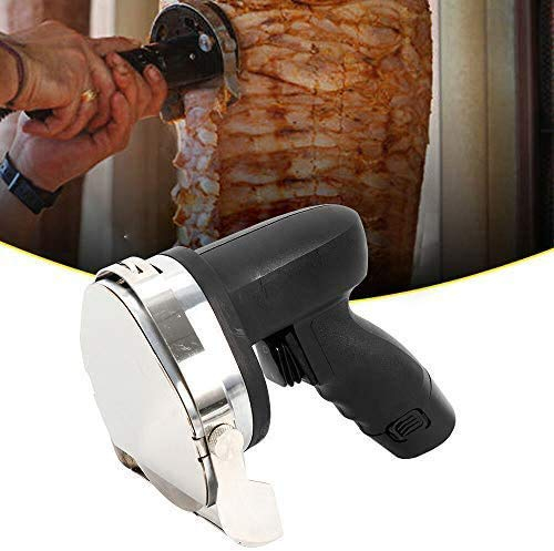 OU BEST CHOOSE Coltello Kebab senza fili, ricaricabile, 80 W, metallo, adatto per Kebab, Shawarma, Gyro