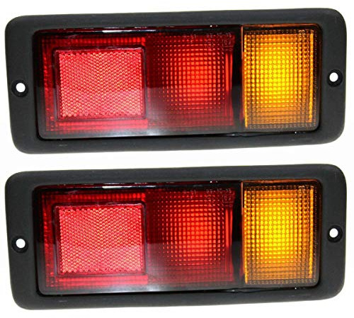 Pmandgk Luci di Marcia Diurne con Paraurti Posteriore per 2 Pezzi per Shogun Pajero 1992-1999