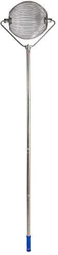 TIXBYGO Obstsammler mit Rollsammler und Teleskopstange Der Obstsammler für das Aufsammeln ohne Bücken, Obstsammler für Fallobst, Birnen, Äpfel, Quitte, auch als Greifer für Golfbälle, Tennisbälle