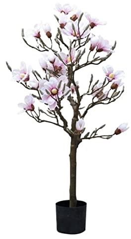 Kunstpflanze Kunstpflanzen Kunstbaum Großer Magnolienbaum Heimdekoration Künstliche Grünpflanze Bonsai Dekoration Künstlicher Baum Gefälschter Baum Künstliche Pflanzen Künstlicher Baum ( Size : 120cm