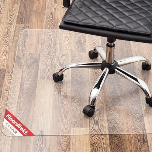 Floordirekt PRO - Tappetino per Sedia da Ufficio - Tappetino Protettivo Trasparente per Pavimenti Duri - Tappetino, Protezione del Pavimento, Sottotappeto (190 x 200 cm)