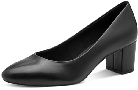 MARCO TOZZI Damen Pumps mit Blockabsatz Elegant, Schwarz (Black), 39 EU