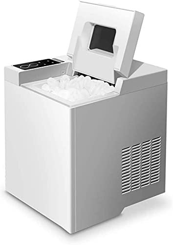 TEmkin Macchina per cubetti di Ghiaccio Macchina per Ghiaccio Portatile da bancone, 15 kg di Ghiaccio in 24 Ore, Macchina per Ghiaccio compatta e Leggera Perfetta per Feste Bevande Miste