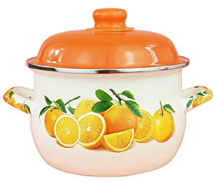 CVNIMV Cocottes Cocotte en Fonte avec Couvercle Mini Vaisselle Revêtement en Émail Dur, Marmite À Soupe avec Couvercle, Cuisinière À Gaz Cuisinière À Induction Général (Taille :