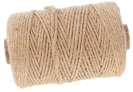OSALADI Cordel Artesanal Cuerda para Embalaje y Manualidades para Decoraciones De Cuerda De Cáñamo Fiestas y Regalos