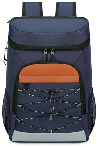 MXMZSRTH Kühler Rucksack Isolierter Kühlrucksack Picknick-Rucksack 32x19x46cm(Blau)