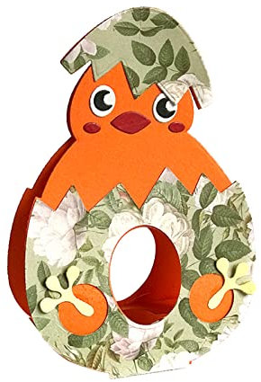 JTQYFI Osterhasen Eierbox Metall Schneiden Stanze Scrapbooking Schablone Stanze Cuts Card Foto Album Vorlage Schimmeldekoration Handwerk