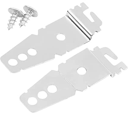 LIFKOME Kit de Fixation pour Lave-vaisselle 2 Pièces, Support en Fer Robuste Argenté, Installation Rapide sous Plan de Travail, Anti-basculement