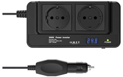 Transformador Inversor De Potencia Onda Sinusoidal Modificada De 24 V CC A 220 V CA para Camión 24 V 200 W Inversor Corriente