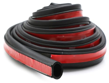 Noise Reducing Car Seal Rubber Car Weatherstrip Seal Soundproofing & Weatherproofing Seal 20m/66ft for A Quiet Drives Soundproofing Seal
