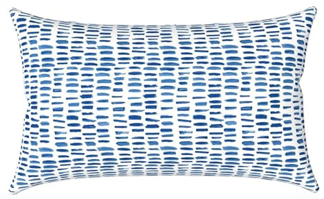 Iuhtrb Almohada para tumbonas a prueba de decoloración, para exteriores, resistente al agua, correa ajustable para respaldo, cojines lumbares, funda de almohada