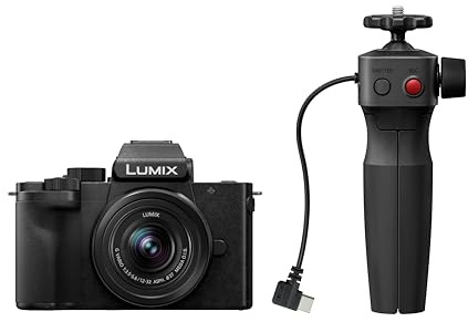 Panasonic LUMIX G100 4k Mirrorless Camera, Lightweight Camera for Photo and Video, Built-in Microphone, Micro Four Thirds with 12-32mm Lens, 5-Axis Hybrid I.S., 4K 24p 30p Video, DC-G100DVK9 (Black)