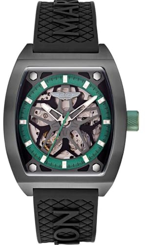 Aston Martin AML Thrill MTRT1 - Reloj de Pulsera automático para Hombre (Silicona), Negro