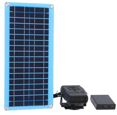 Jectse Riscaldatore Ad Energia Solare con Pannello Solare Monocristallino 30 W Compatto Portatile Impostazioni Aria Calda per Pollaio e Cuccia per Animali Plastica Bianco 1 Pezzo