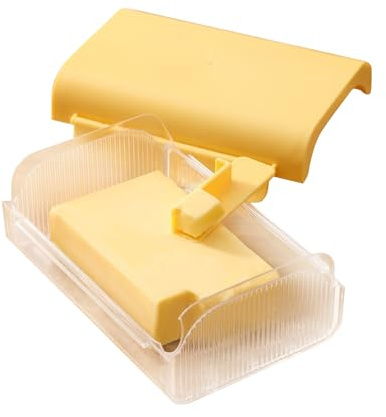 Beurrier – (500 G) Beurrier Couvert Pour Réfrigérateur | Conservation Moderne Avec Cutter | Support À Fromage Pour Comptoir De Cuisine | Pour Réfrigérateur RV Ferme Ménage Restaurant Cuisine Par