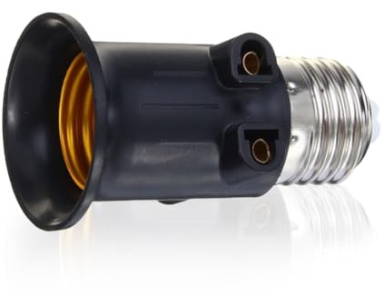 CYDZSRA Ampoule douille E27 adaptateur Base résistant Pour aux hautes températures porte-ampoule bureau Garage fournitures d'éclairage prise ue