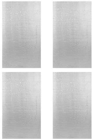 Sewroro Lot de 4 Tapis Isolants Automobiles 50x30 Cm Épaisseur 10 Mm Panneau D'isolation Phonique et Thermique pour Moteur, Capot et Murs, Matériau Absorbant le Son et Écran Acoustique