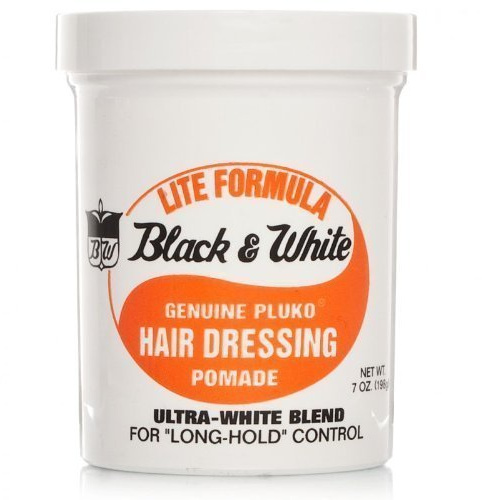 Black & White Genuine Pluko Hair Dressing Pomade lift formula 200 ml by Black and White