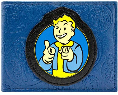 Bethesda Fallout 4 Vault Boy Blau Portemonnaie Geldbörse
