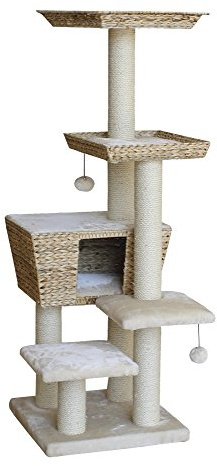 Nobby Kratzbaum MOTEGA beige, 48 x 48 x 141 cm, 1 Stück