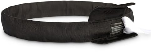 Correa redonda Steelflex negra, circunferencia de 2 m, capacidad de carga de 2 toneladas.